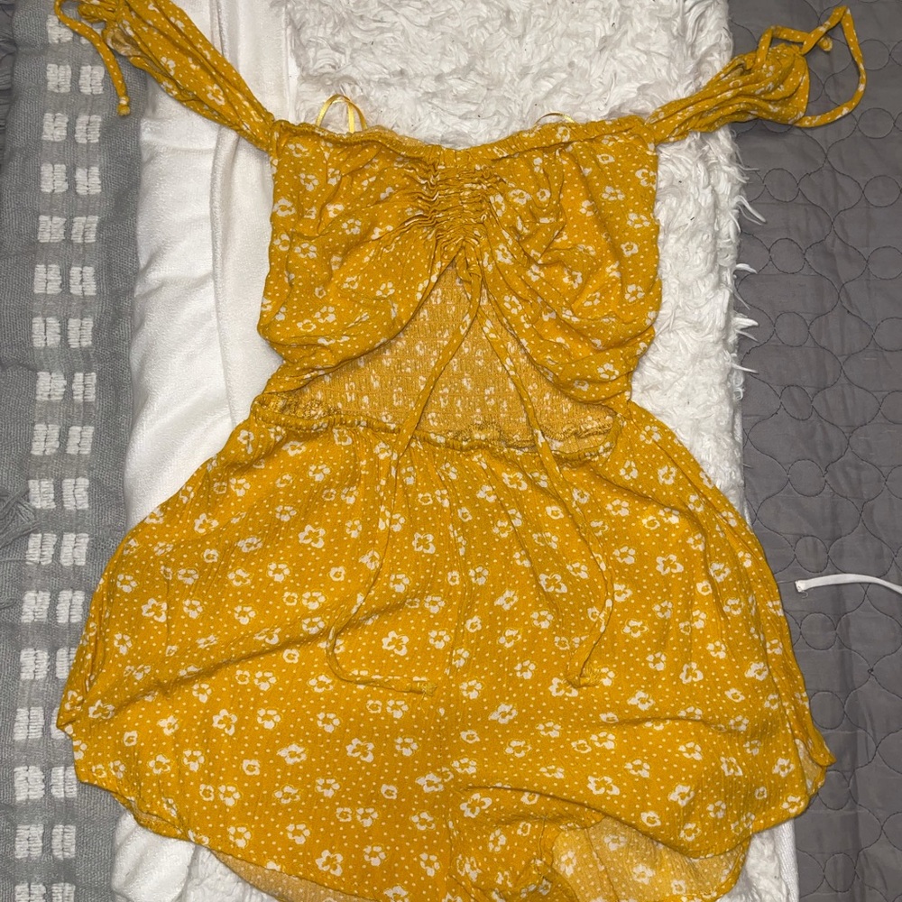 Yellow romper